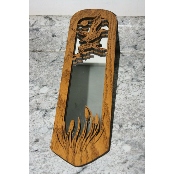Other - VINTAGE MIRROR WITH GEESE & COTTONTAIL CUTOUTS